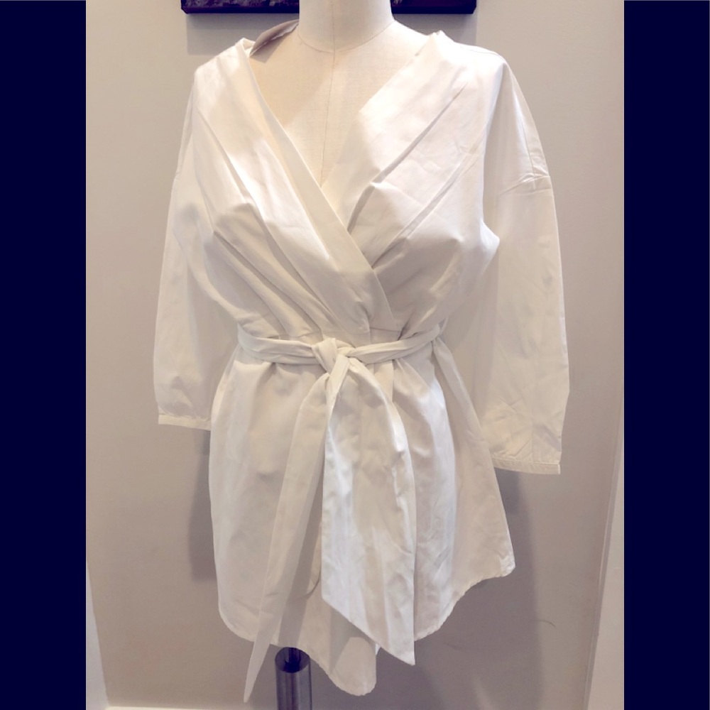 White Motherhood Maternity Blouse